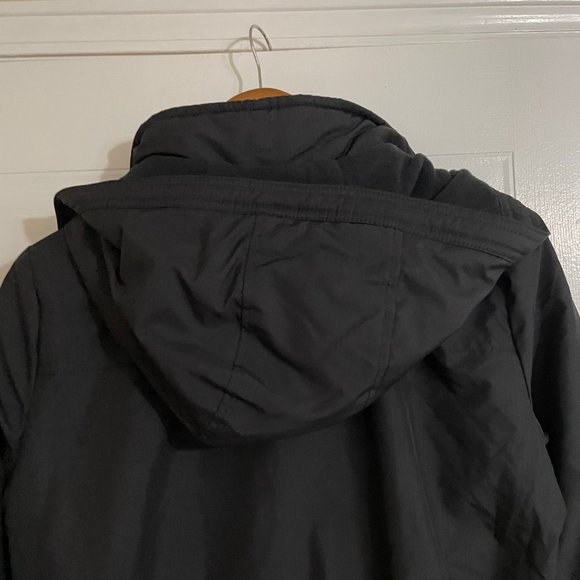 Abercrombie Black Winter Parka Jacket NWOT - Picture 3 of 9